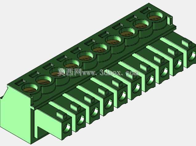 ��˶��Ӳ�ͷ3.81mm