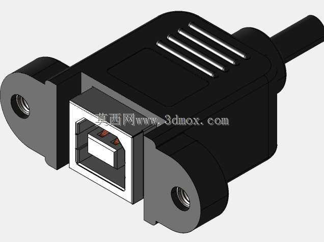 USB Type-B-内螺纹-面板安装