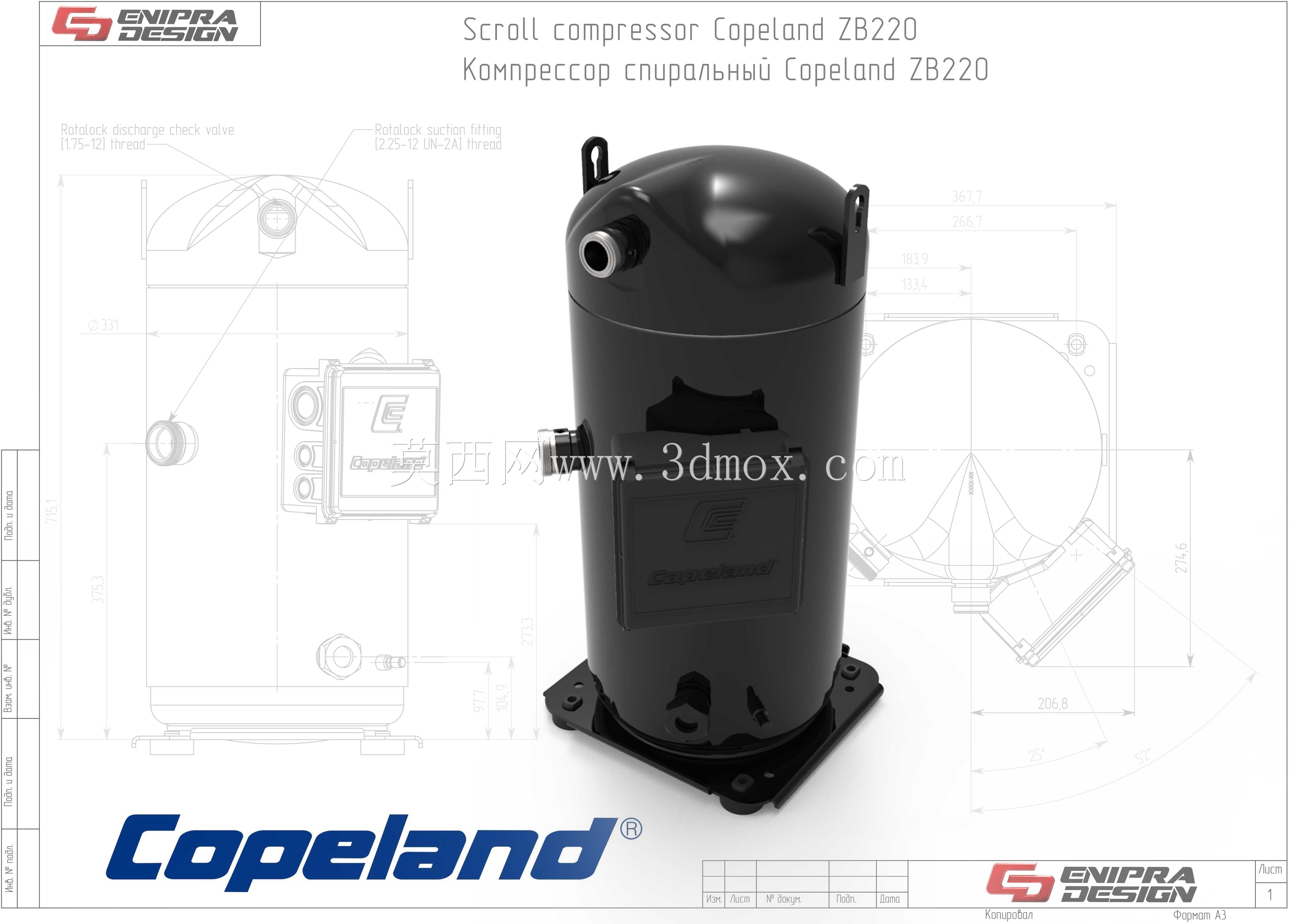 ZB 220����ѹ����Copeland