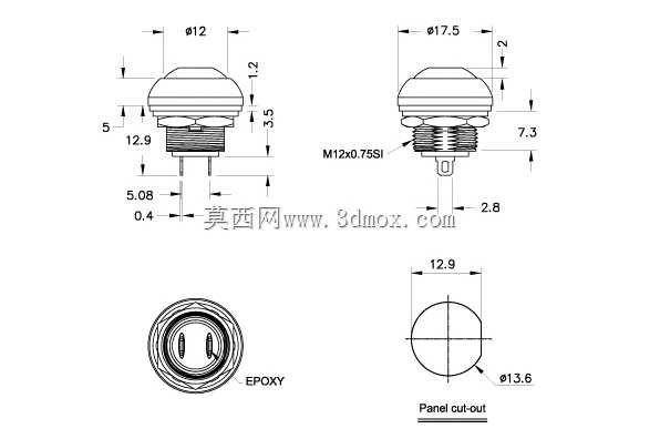 ��ťPSW-7-B(��1313��) �����ȼ�IP67