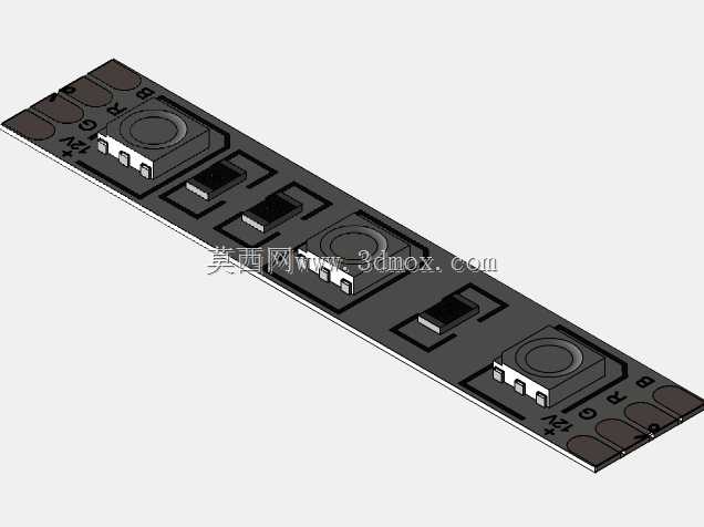 RGB带5050 60LED/m 12V白色PCB