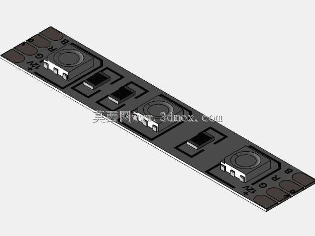 RGB带5050 60LED/m 12V白色PCB