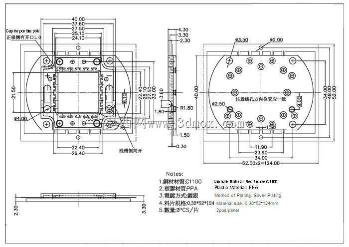 100W COB LED