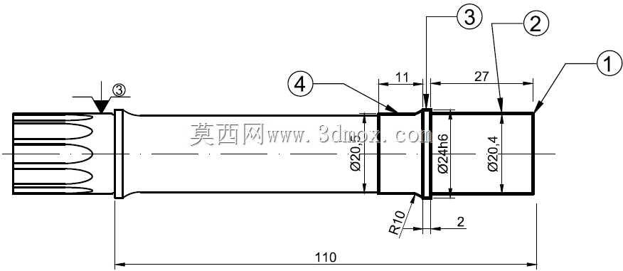 特鲁瓦蒂夫榴弹炮底部支架主轴-ISIS标准