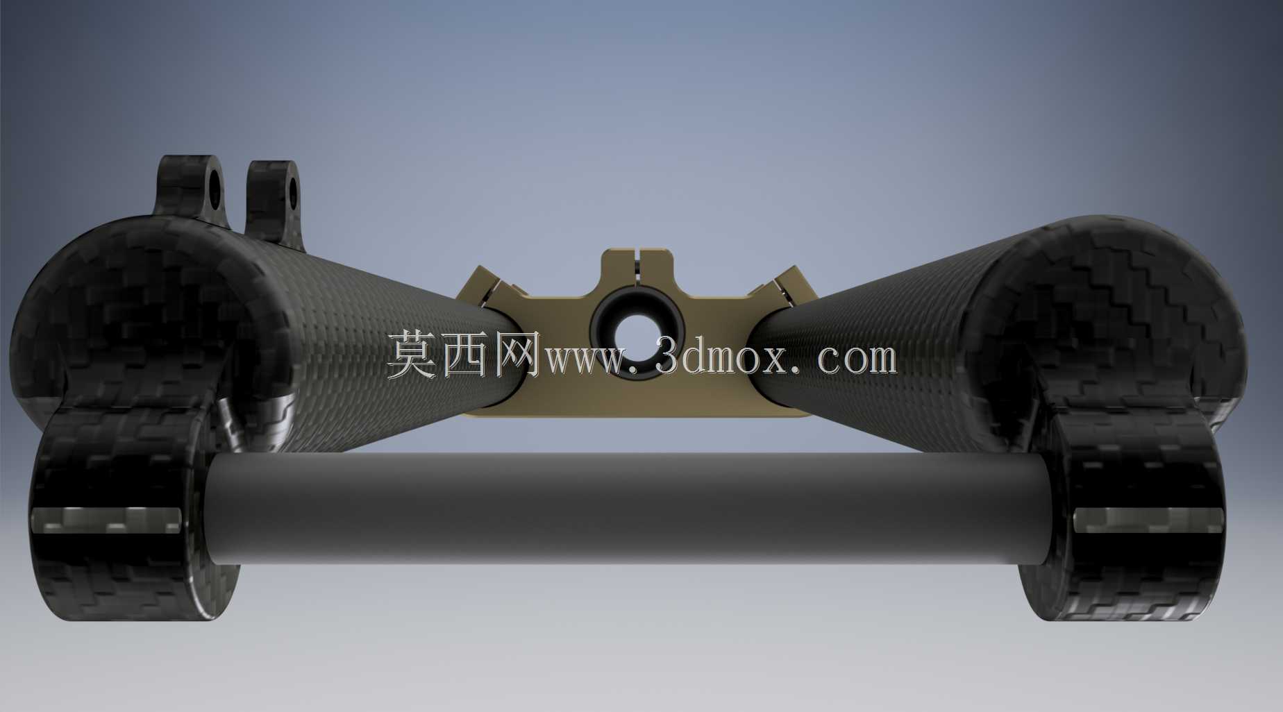 刚性双冠碳叉