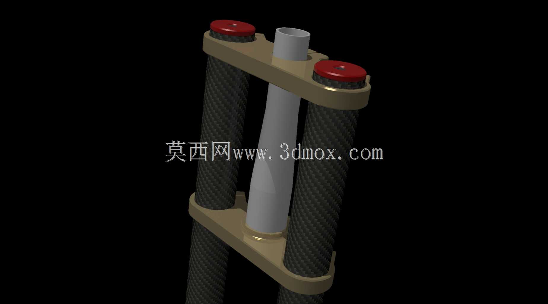 刚性双冠碳叉