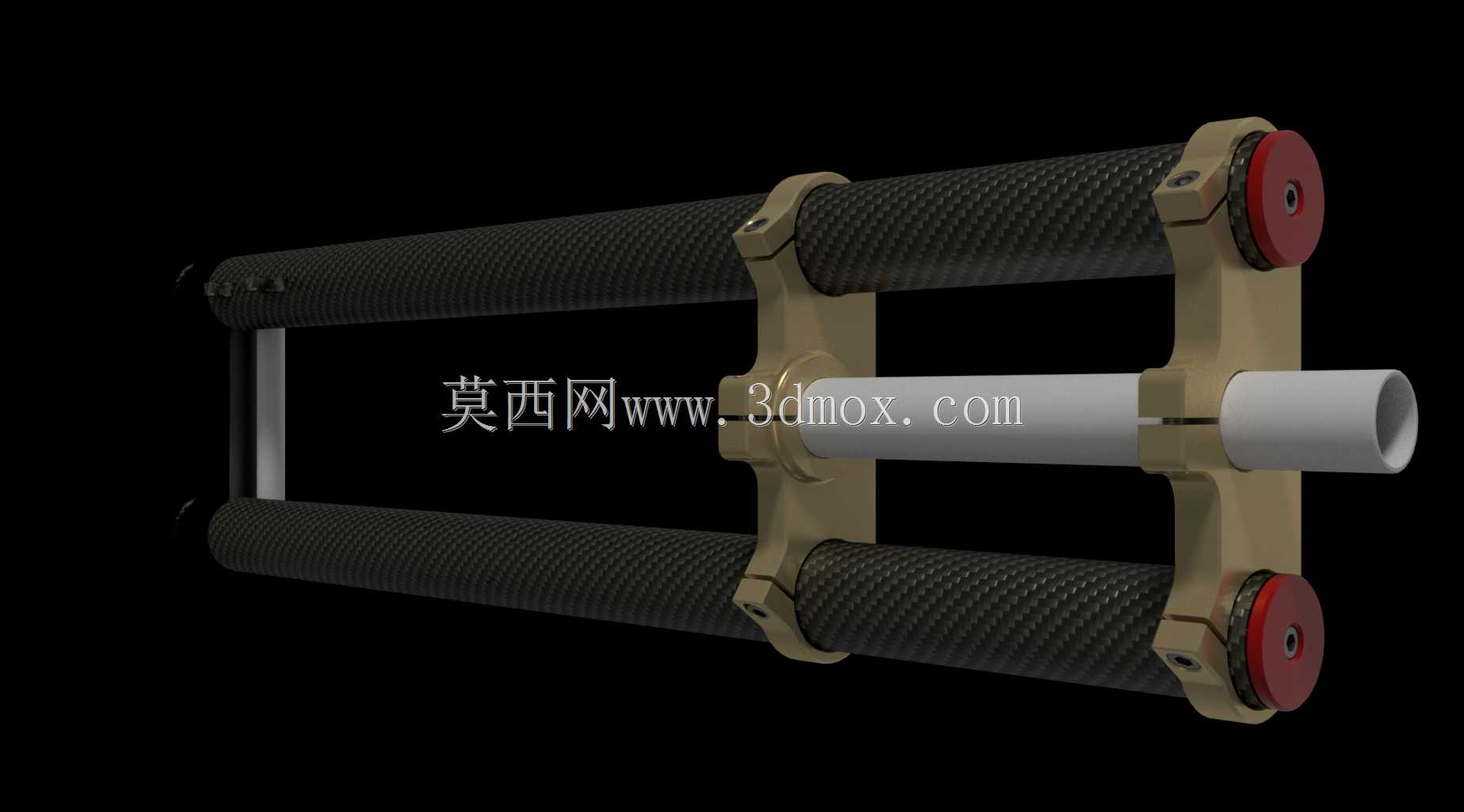 刚性双冠碳叉