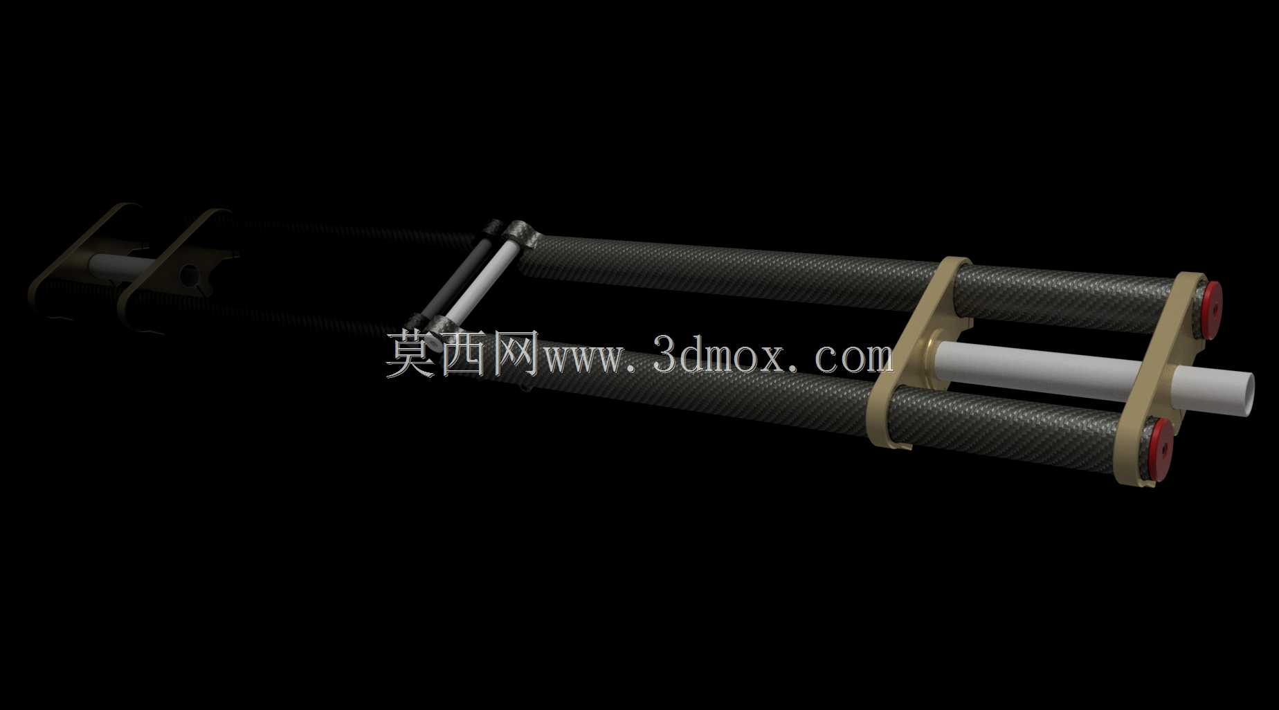 刚性双冠碳叉