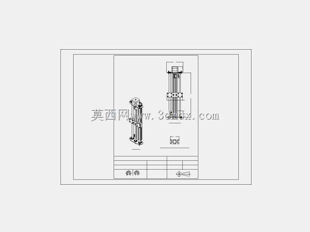 铝型材20x40直线运动-型号01