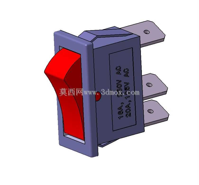 单刀双掷翘板开关