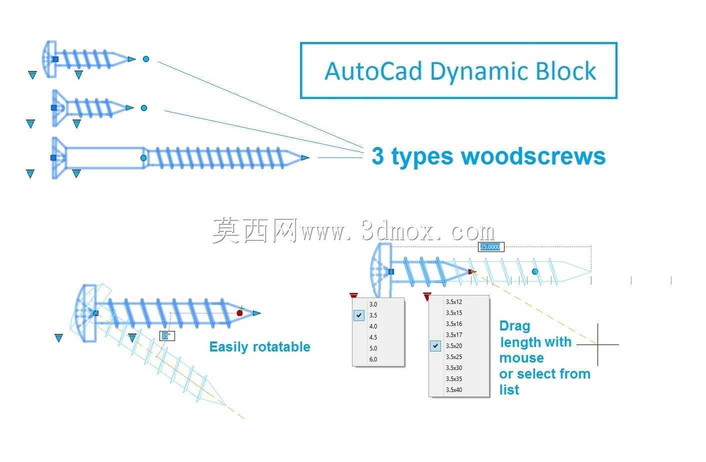 Autocad��ά��̬��ľ�ݶ�