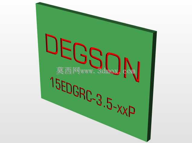 DEGSON 15EDG系列3.5mm节距可插拔端子排