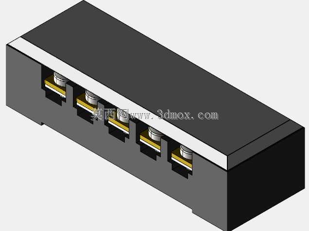 卫都TB1505,双排5位屏蔽螺丝端子排600V 15A