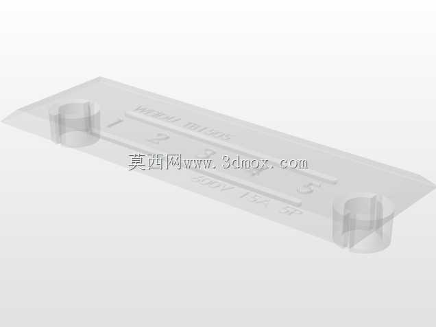 卫都TB1505,双排5位屏蔽螺丝端子排600V 15A