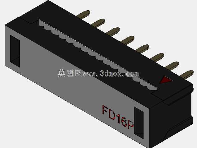 FDC连接器包(2.54节距,PCB安装)