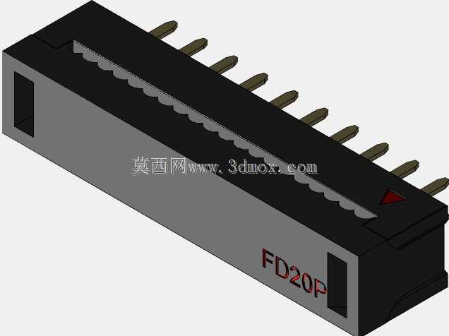 FDC连接器包(2.54节距,PCB安装)