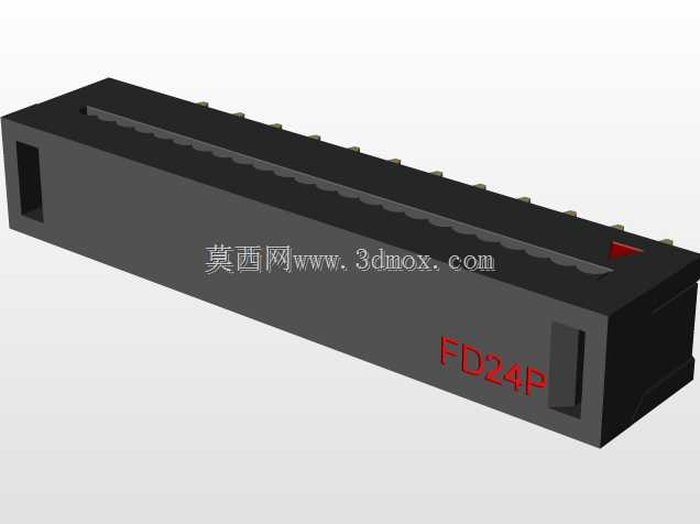 FDC连接器包(2.54节距,PCB安装)