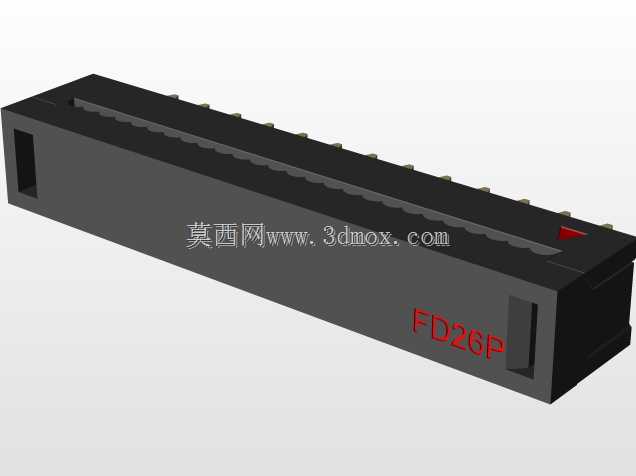 FDC连接器包(2.54节距,PCB安装)