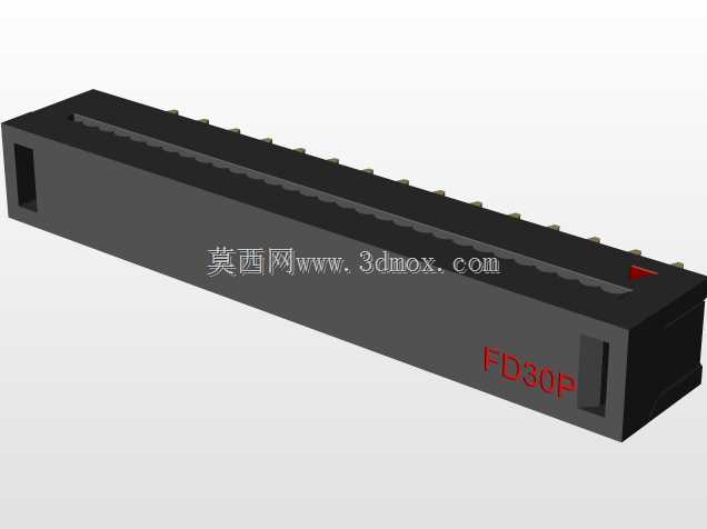 FDC连接器包(2.54节距,PCB安装)