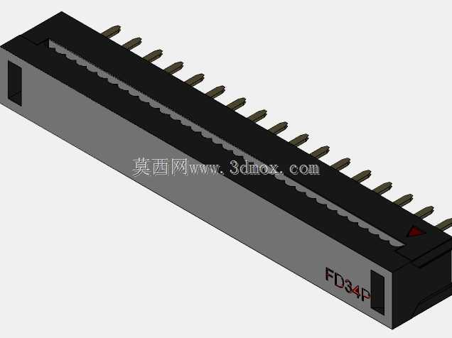 FDC连接器包(2.54节距,PCB安装)