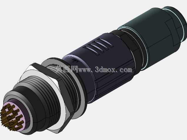20针圆形连接器焊料型(LMS-20,CNT21)
