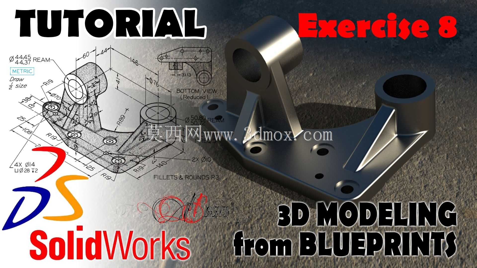 ������ͼ����ά��ģSolidWorks�̳���ϰ8