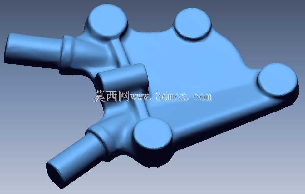 铸造支架-Geomagic Design X(三维扫描转换)