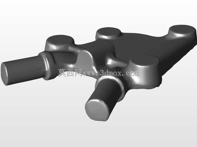 铸造支架-Geomagic Design X(三维扫描转换)