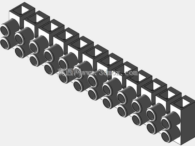 接线板0.5-1.5 mm2. 零件号PA8H。