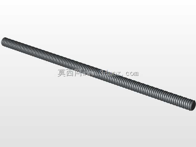 ISO 103-1-Eixo梯形Tr 8 e Tr 10 de 100 mm a 240 mm com Porca梯形