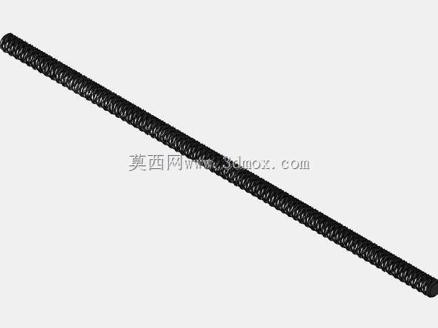 ISO 103-1-Eixo梯形Tr 8 e Tr 10 de 100 mm a 240 mm com Porca梯形