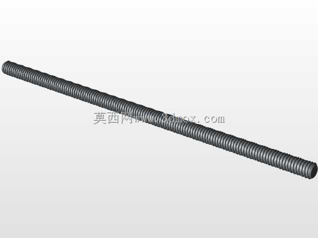 ISO 103-1-Eixo梯形Tr 8 e Tr 10 de 100 mm a 240 mm com Porca梯形