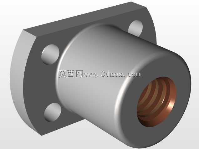 ISO 103-1-Eixo梯形Tr 8 e Tr 10 de 100 mm a 240 mm com Porca梯形
