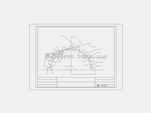 环绕齿轮(AUTOCAD\u0026.DXF)