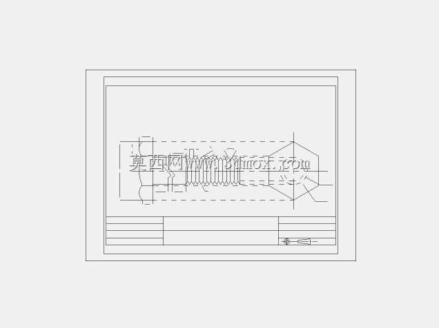 六角头螺钉(AUTOCAD\u0026.DXF)