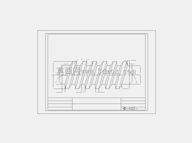 螺纹方形(AUTOCAD\u0026.DXF)