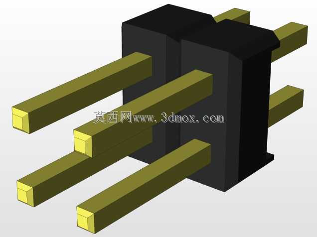 外螺纹2.54mm PCB头,直形,90高,90低,1x1至2x40