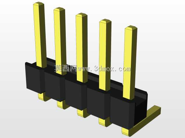 外螺纹2.54mm PCB头,直形,90高,90低,1x1至2x40