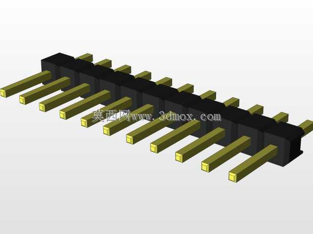 外螺纹2.54mm PCB头,直形,90高,90低,1x1至2x40