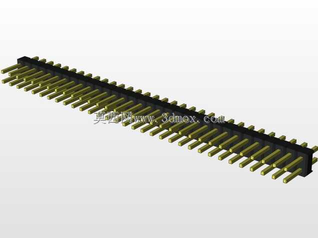外螺纹2.54mm PCB头,直形,90高,90低,1x1至2x40