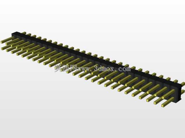 外螺纹2.54mm PCB头,直形,90高,90低,1x1至2x40