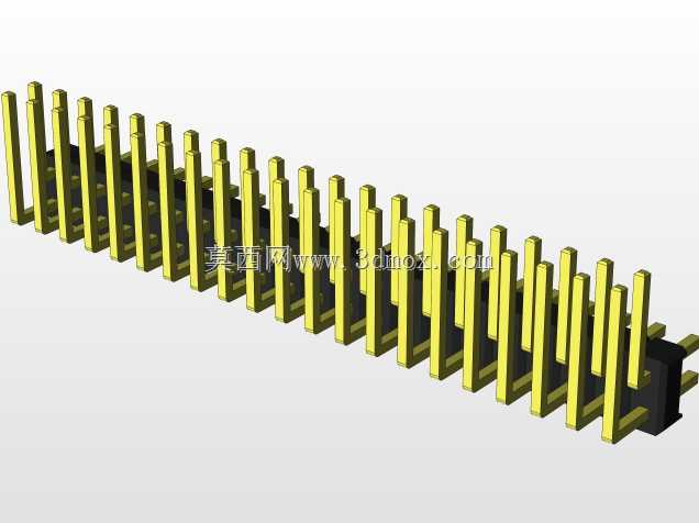 外螺纹2.54mm PCB头,直形,90高,90低,1x1至2x40