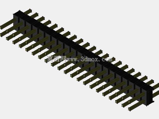 外螺纹2.54mm PCB头,直形,90高,90低,1x1至2x40