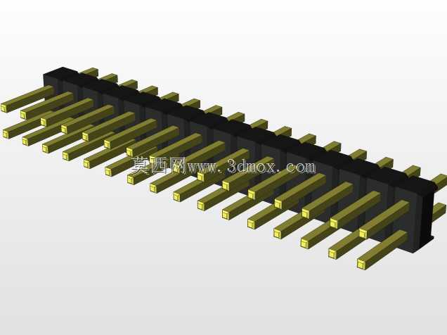 外螺纹2.54mm PCB头,直形,90高,90低,1x1至2x40