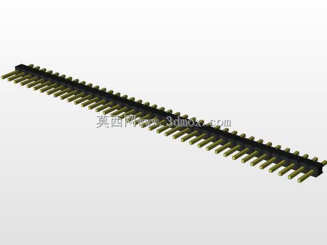 外螺纹2.54mm PCB头,直形,90高,90低,1x1至2x40