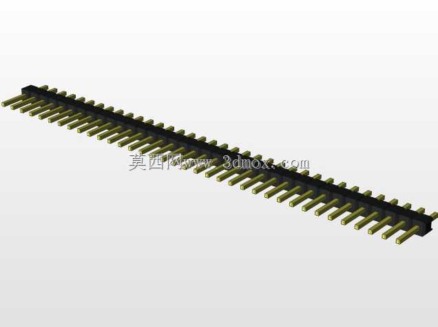 外螺纹2.54mm PCB头,直形,90高,90低,1x1至2x40