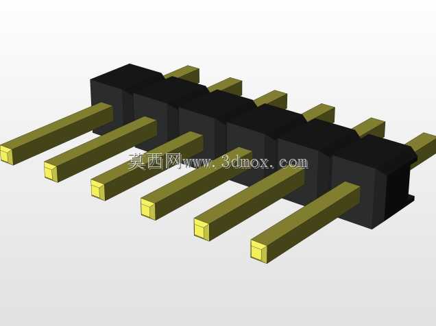 外螺纹2.54mm PCB头,直形,90高,90低,1x1至2x40