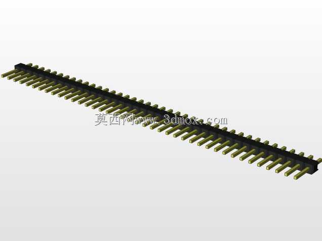 外螺纹2.54mm PCB头,直形,90高,90低,1x1至2x40