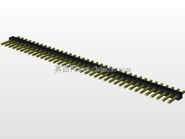 外螺纹2.54mm PCB头,直形,90高,90低,1x1至2x40