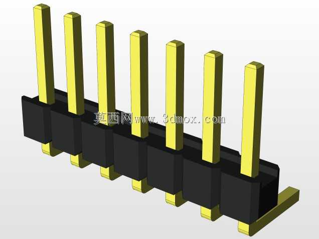 外螺纹2.54mm PCB头,直形,90高,90低,1x1至2x40